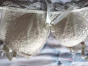 麗紗蓓兒內(nèi)衣女小胸聚攏少女文胸收副乳上托防下垂胸罩女蕾絲學(xué)生 蕾絲蝴蝶結(jié)內(nèi)衣【香檳】 75A /34 曬單實拍圖
