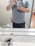 嘉璐伮運動服套裝男冰絲t恤跑步速干衣短袖夏季短褲健身訓(xùn)練籃球服裝備 運動兩件套裝灰色 XL【建議130-145斤】 曬單實拍圖