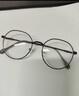 千姿嬌媚防藍光輻射近視眼鏡韓版男女可配度數平光護眼超輕眼鏡框架 黑色 300度近視鏡 曬單實(shí)拍圖