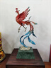 琉晴鳳舞九天銅鳳凰擺件招財客廳入戶(hù)玄關(guān)酒柜大氣裝飾品高端喬遷禮品 鳳舞九天銅鳳凰黃色款 曬單實(shí)拍圖