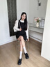 ASH女鞋2025春夏季新款ROMIE BIS樂(lè )福鞋女厚底一腳蹬休閑鞋單鞋潮 黑色 36 曬單實(shí)拍圖