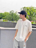 喬丹短袖男T恤男2025夏季新款寬松透氣圓領(lǐng)t恤潮流休閑半袖運(yùn)動(dòng)上衣T 喬丹白-(涼爽透氣) L /175 曬單實(shí)拍圖