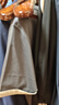 SANHEER夏季基礎(chǔ)百搭 高檔莫代爾PIMA棉 袖口撞色卷邊圓領(lǐng)短袖T恤 DAT966 青灰色 50/L 曬單實(shí)拍圖