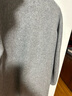播商場同款雙排扣短款羊毛呢外套女24冬新休閑寬松上衣BDR4AD3767 G60羽灰 S 曬單實(shí)拍圖