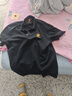 LRLA潮牌保羅刺繡短袖polo衫男士夏新款商務(wù)男裝休閑半袖翻領(lǐng)t恤上衣 116黑色 3XL 建議175斤-190斤 曬單實(shí)拍圖
