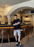 LEFT SPORTS品牌聯(lián)名短褲男夏季新款休閑五分褲男潮牌冰絲速干透氣工裝短褲子 卡其色-H XL （建議135-155斤） 曬單實(shí)拍圖