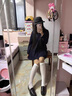 凱利 蕾莉（KELLY REILL）2025年夏季新款粗跟厚底樂福鞋英倫風(fēng)小皮鞋女2025新款搭配裙子 黑色 40 曬單實(shí)拍圖