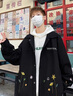 NEW OR MODE美式休閑襯衫外套男生時尚潮牌寬松大碼衣服刺繡設(shè)計感新款夾克男 黑色 XL 曬單實拍圖