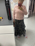 她池松緊腰半身裙2025春夏新款女裝時(shí)尚印花中長(zhǎng)款蛋糕裙T41B0177BT 曬單實(shí)拍圖