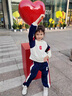 G.DUCKKIDS女童春秋裝套裝2025新款春秋裝中大兒童運動服女孩衣服洋氣兩件套 白上衣+藏青褲【款】 常規(guī) 130 曬單實拍圖