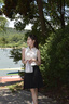 FSHE百褶裙女春夏中長(zhǎng)款高腰a字裙大碼胖mm顯瘦學(xué)生防走光蓬蓬半身裙 黑色 S 曬單實(shí)拍圖