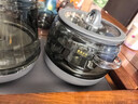 茶皇子（CHAHUANGZI）全自動(dòng)底部上水電熱水壺純鈦玻璃雙上水燒水壺茶臺(tái)一體機(jī)嵌入式茶具電茶爐 0.8L 鈦燒水壺消毒款（尺寸37*20cm） 曬單實(shí)拍圖