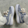 彪馬（PUMA）【面包鞋】多巴胺馬卡龍厚底滑板鞋女休閑鞋SUEDE 387321 暗藍(lán)色-白-純白色-04 37 曬單實(shí)拍圖