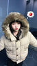 林羽森大毛領(lǐng)短款羽絨棉服女2025新款韓版寬松面包服小個(gè)子加厚冬季棉衣 卡其色 M 推薦100-120斤 曬單實(shí)拍圖