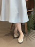 愛步（ECCO）芭蕾舞鞋女 25年夏季新款淺口單鞋蝴蝶結(jié)女鞋 舞悅234313 石灰色23431301378 36 曬單實(shí)拍圖
