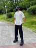 安踏（ANTA）運(yùn)動(dòng)套裝男t恤短袖速干長(zhǎng)褲衛(wèi)褲衣服褲子服飾男士夏季跑步休閑服 純凈白/基礎(chǔ)黑【整套速干】 XL 曬單實(shí)拍圖