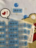 美鈴達小學生初高中生名字貼非刺繡兒童入學姓名貼防水免縫可熨燙衣服校服標簽 藍色小號 32個 單名字貼（不帶工具 需要自備） 曬單實拍圖