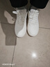 安踏輕松板鞋男鞋冬季透氣厚底小白鞋純白色休閑鞋輕便運動(dòng)鞋子男 【輕程】象牙白-3 41 曬單實(shí)拍圖