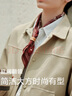 森馬（Semir）外套男裝純色百搭針織夾克秋季上班通勤休閑工裝上衣棉質彈力 淺卡其50368 L 曬單實拍圖