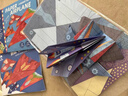 赟婭兒童手工diy折紙飛機手槍汽車(chē)彩色3d立體創(chuàng  )意趣味益智玩具幼兒園 折紙飛機套裝-36P 曬單實(shí)拍圖