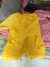 LPOX薄款小外套女2025春夏季韓版修身網(wǎng)紗薄短款七分袖西服女上衣 黃色 S 80-95 曬單實(shí)拍圖