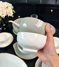 石茗堂高級(jí)感碗碟套裝家用釉下彩輕奢碗盤餐具2025新款碗具喬遷新居碗筷 混色-10人食46件禮盒裝配砂鍋 曬單實(shí)拍圖