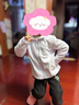 巴拉巴拉童裝女童棉服兩件套2024秋冬裝印花連帽外套潮流戶外208424106003 曬單實(shí)拍圖