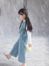 G.DUCKKIDS小黃鴨童裝女童牛仔套裝春季2025新款兒童秋裝女寶寶休閑三件套 藍色 三件套 120 (建議105-115cm 4-5.2周歲) 曬單實拍圖