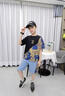 卡兔藍貓（KATULANMAO）兒童裝男童夏裝套裝2024新款夏款運動男孩夏季中大童薄款酷帥氣潮 黑色 150cm 曬單實拍圖