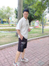 卡賓（CABBEEN）【速干華夫格】短袖男士T恤立領(lǐng)拉鏈設(shè)計(jì)時(shí)尚潮流夏季短袖T恤男 米白色12 L /175/50 曬單實(shí)拍圖