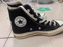 匡威（Converse）高幫帆布鞋男 ALLSTAR運(yùn)動休閑鞋子 春夏黑色板鞋女 101010 36.5 曬單實(shí)拍圖