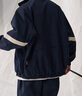nautica white sail白帆×Cityboy 日系中性防輕潑水拼接雙面穿立領(lǐng)厚外套棉服JW4436 藏青色41C L 曬單實拍圖
