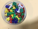 彩色工字釘圖釘毛氈板照片墻軟木板按釘透明梅花釘大頭釘圓頭裝飾創(chuàng)意美術(shù)繪畫板可釘墻無痕釘子 彩色工字釘/超大桶400枚（1枚僅需0.02元） 曬單實(shí)拍圖