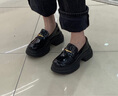 他她TATA魔法偵探英倫厚底樂(lè )福鞋女鞋小皮鞋女鞋單鞋7OL35AA5 黑色 36 曬單實(shí)拍圖
