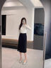 Khwfjas國際一線品牌灰色西裝A字半身裙女2025春季新款顯瘦百搭包臀裙 黑色 L (28) 推薦105-115斤 曬單實(shí)拍圖