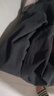 真維斯（JEANSWEST）闊腿褲子女2025春秋季新款直筒休閑褲女裝寬松百搭雪尼爾垂感長(zhǎng)褲 加絨 黑色 純色 XL 曬單實(shí)拍圖