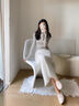 NINE WEST/玖熙2025春夏新款通勤樂福鞋反絨豆豆鞋女鞋舒適百搭單鞋女軟底 杏色 35 曬單實拍圖