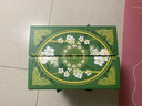 水果禮品盒節(jié)日雙層混裝新鮮水果包裝盒創(chuàng)意中秋節(jié)空盒加印 綠色雙層水果禮盒 1-9個禮盒單價 曬單實拍圖