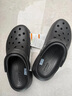 CORCS CROCS洞洞鞋夏季貝雅新款男女士涼拖鞋防滑洞洞鞋沙灘鞋 黑色 37 曬單實(shí)拍圖