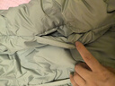 松山棉店羽絨馬甲男女情侶款立領(lǐng)防風(fēng)保暖內(nèi)穿輕薄無袖坎肩外套 女士-灰綠 L （女士165，男士175） 曬單實拍圖