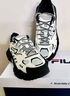FILA 斐樂女鞋F(xiàn)ERN摩登運(yùn)動(dòng)鞋楊冪同款冬新款蕨草鞋休閑鞋老爹鞋 乳白色/桃木綠-OM 37.5 曬單實(shí)拍圖