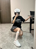 Semir厚底小白鞋春季爆款增高休閑麥昆鞋女SFYM251037 白色 38 曬單實拍圖
