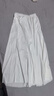 小野七天漢服內(nèi)襯裙防走光大擺長(zhǎng)裙白色旗袍打底裙寸裙襦裙半身裙打底裙 白色 均碼（80-110斤） 80cm 曬單實(shí)拍圖