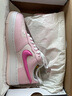 耐克NIKE板鞋女空軍一號AF1 AIR FORCE 1運動(dòng)鞋HM3696-661粉38.5 曬單實(shí)拍圖