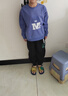 史努比男童套裝春秋中大童男孩運動(dòng)休閑衛衣衛褲兒童春季長(cháng)袖兩件套衣服 海軍藍藍帽酷努比+黑印章努比X 140 曬單實(shí)拍圖