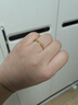 六福珠寶黃金戒指莫比烏斯環(huán)福滿(mǎn)傳家足金實(shí)心情侶戒指計價(jià) 15號-約1.80克 曬單實(shí)拍圖