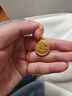 老鳳祥黃金吊墜女足金蓮花福字八寶羅盤鏤空掛墜項鏈生日禮物送女友老婆 蓮花八寶羅盤吊墜約1.6g 贈銀鏈【可換黑繩】 曬單實拍圖