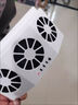 MDNG車載排氣扇太陽能USB充電汽車車用空氣循環(huán)散熱器車內(nèi)車窗換氣扇 【白色】雙頭太陽能排氣扇 曬單實(shí)拍圖