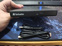 Verbatim威寶8倍速外置光驅USB-B/DC雙電源口DVD/CD刻錄機電腦移動(dòng)外接光驅 66817 紳士純黑色 曬單實(shí)拍圖