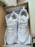 喬丹女鞋運動(dòng)鞋女2025冬季新款皮面防水輕便跑步鞋時(shí)尚百搭休閑鞋子女 象牙白/薄紗藍 38 曬單實(shí)拍圖